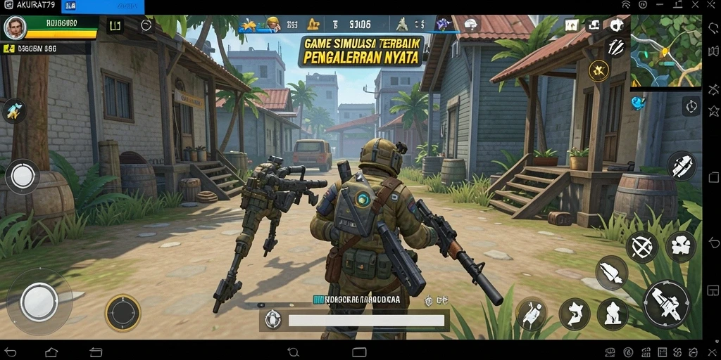 Tampilan gameplay AKURAT79 dengan elemen simulasi yang mendalam.