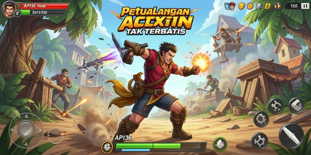 Gameplay seru dan intens dalam API36 yang menguji strategi dan reaksi.