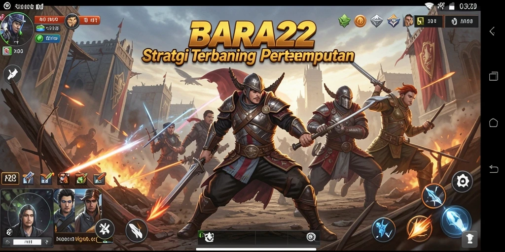 Tampilan seru dari gameplay BARA22 dengan strategi yang menegangkan.