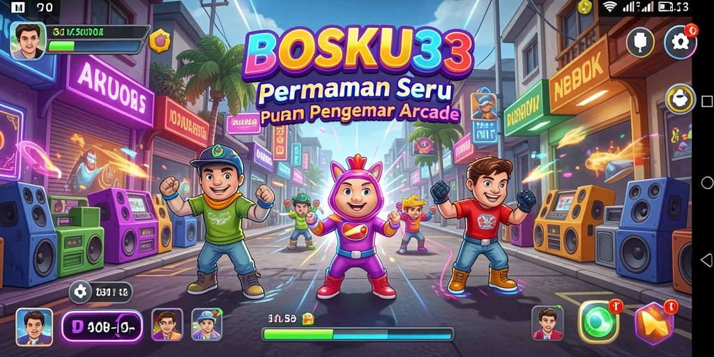 Screenshot gameplay BOSKU33 yang menampilkan tantangan yang seru.
