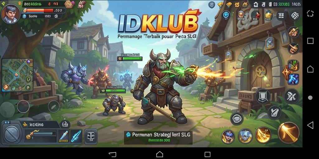 Tampilan gameplay memukau dengan aksi strategis yang menegangkan.