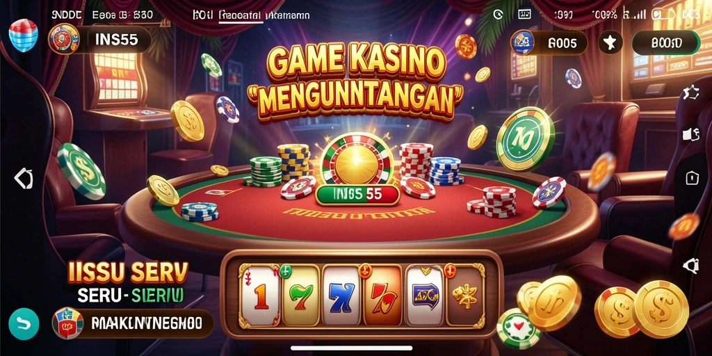 Tampilan gameplay yang menarik dan mendebarkan dalam INS55.