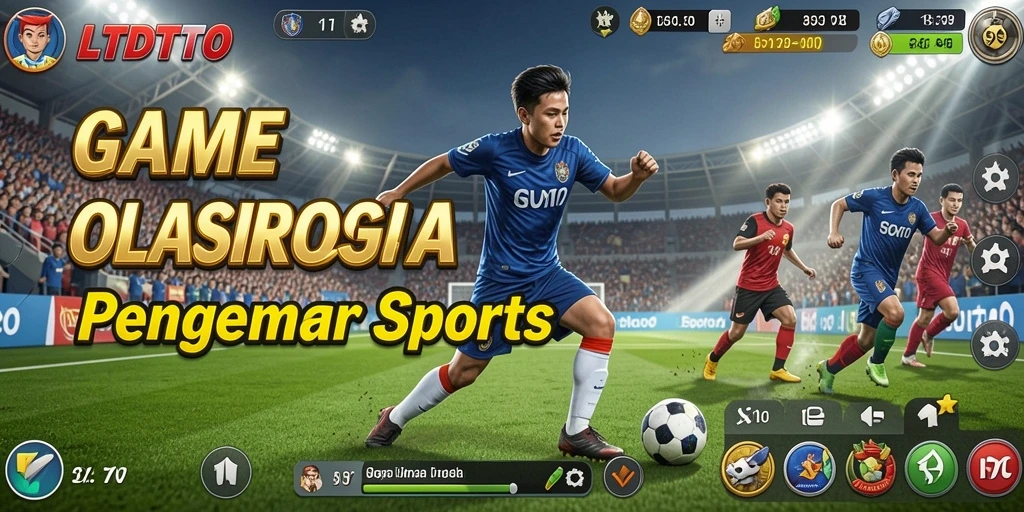Tampilan gameplay menegangkan dari LTDTOTO yang menampilkan aksi olahraga.