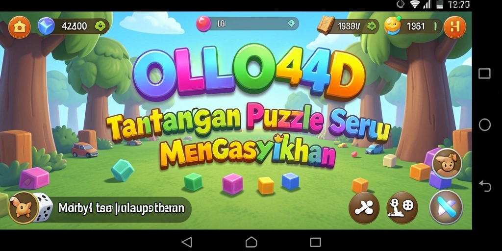 Tampilan gameplay OLLO4D dengan tantangan puzzle yang menarik.