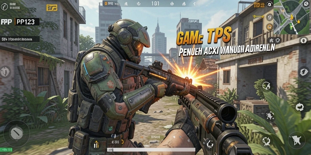 Tampilan aksi seru di PP123 saat pertempuran berlangsung.