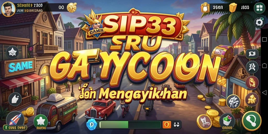 Tampilan gameplay Tycoon yang seru dan interaktif di SIP33.
