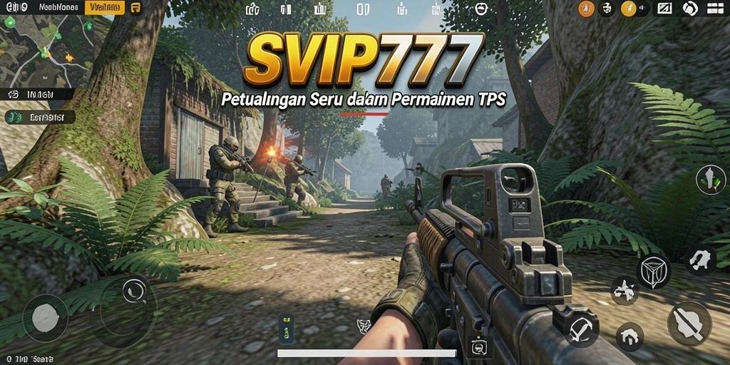 Screenshot menunjukkan pertempuran seru dalam permainan TPS SVIP777.