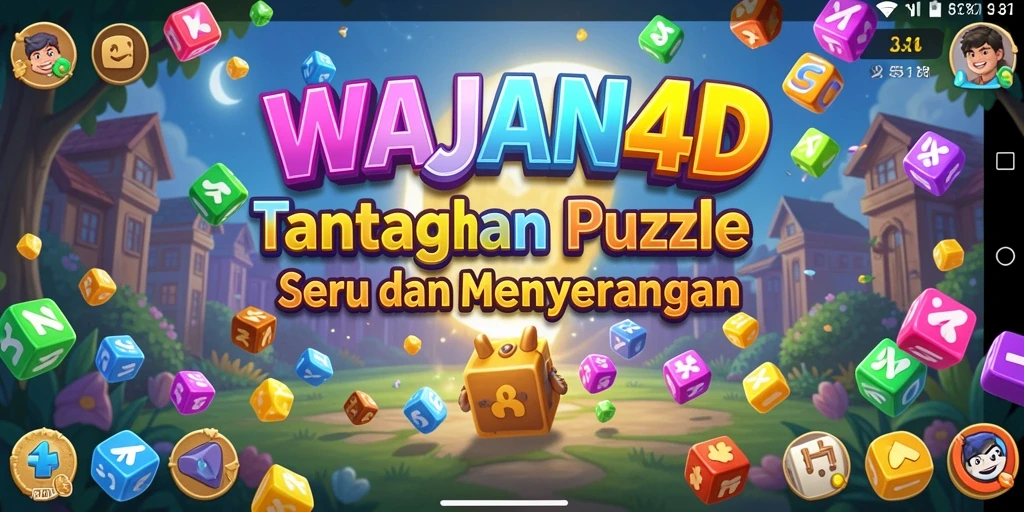 Tampilan gameplay WAJAN4D yang penuh warna dan menarik.